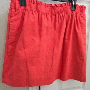 J Crew Linen Skirt size 10
